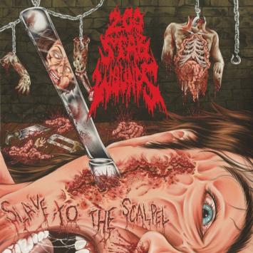 Slave to the Scalpel (silver with bloodred splatter vinyl)