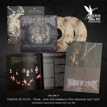 Dusk and Her Embrace - The Original Sin 2LP (cream with black marble vinyl)