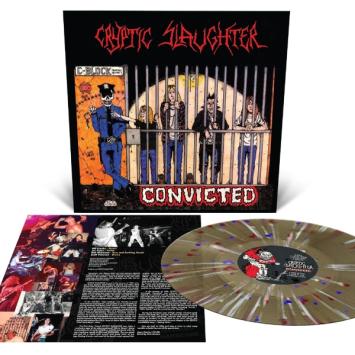 Convicted (black ice with red, white & cyan blue splatter vinyl)