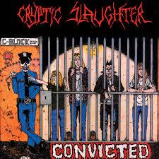 Convicted (black ice with red, white & cyan blue splatter vinyl)