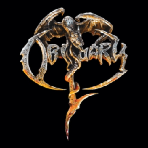 Obituary (Black & Halloween Orange Galaxy Merge )