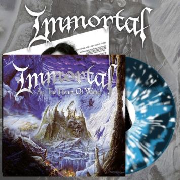 At the Heart of Winter (black in cyan blue with white splatters vinyl)