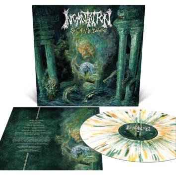 Sect of Vile Divinities (white with evergreen, mustard yellow & halloween orange splatter vinyl)