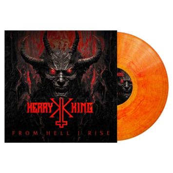 From Hell I Rise (dark red & orange marbled vinyl)