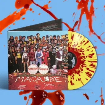 Sinister Slaughter (transparent yellow with red splatter vinyl)