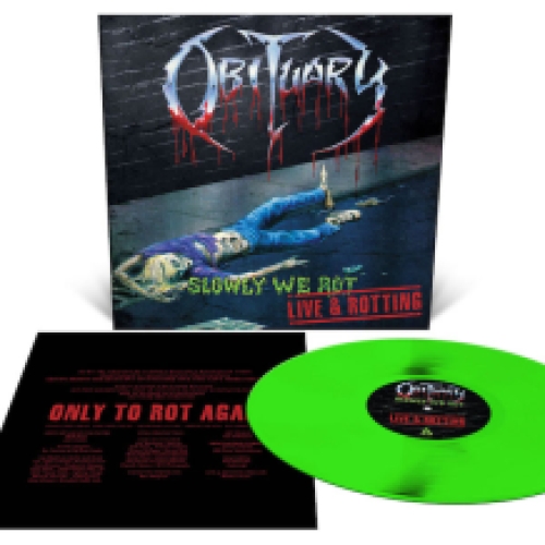 Slowly we Rot - Live & Rotting (slime green vinyl)