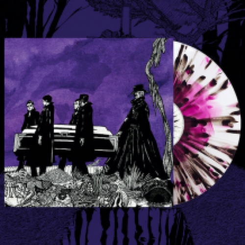 Demo 2010 (purple inside ultra clear with purple & black splatter)