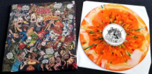 Splatterthrash (orange & white blend with splatter vinyl)